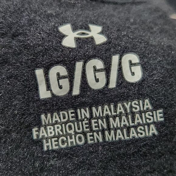 Under Armour Hoodie For Men Size Large Black With Pockets Warm - Picture 7 of 12